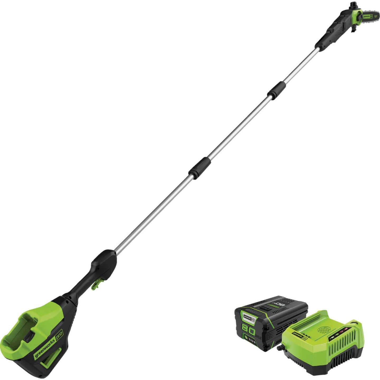 Greenworks Pro 80V 10 In. Cordless Pole Saw w/Battery & Charger - Foley  Hardware